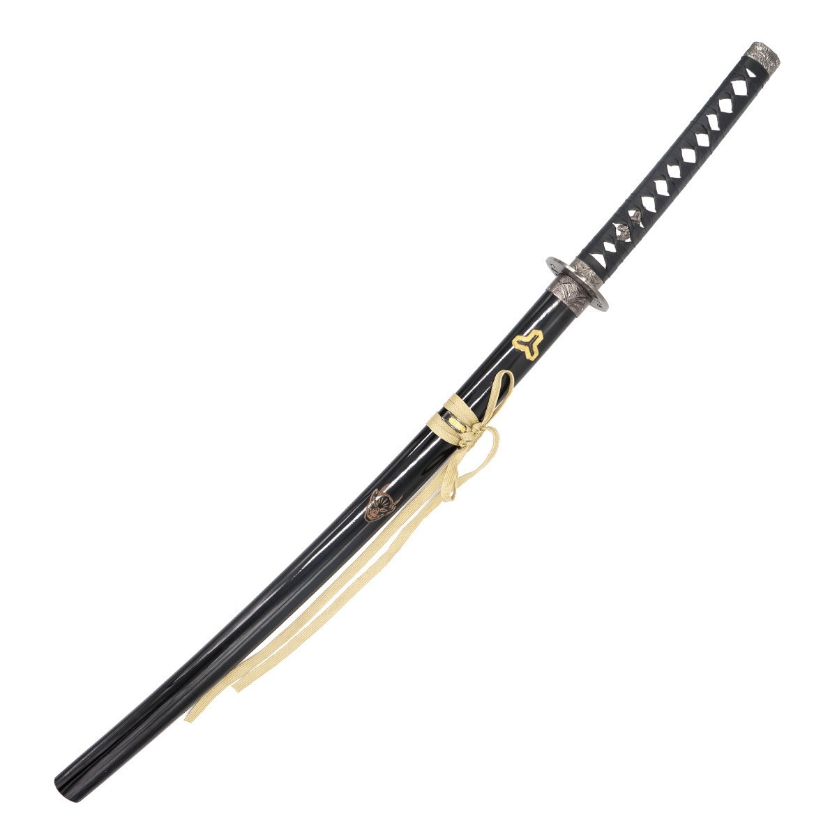 Stainless Steel Katana. Black-Golden