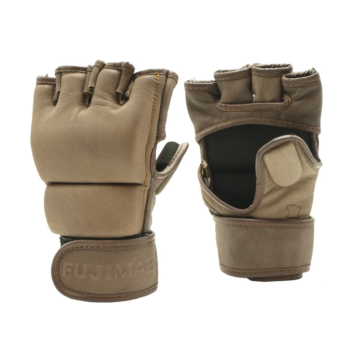 FUJIMAE Vintage MMA Hansker i Lær QS